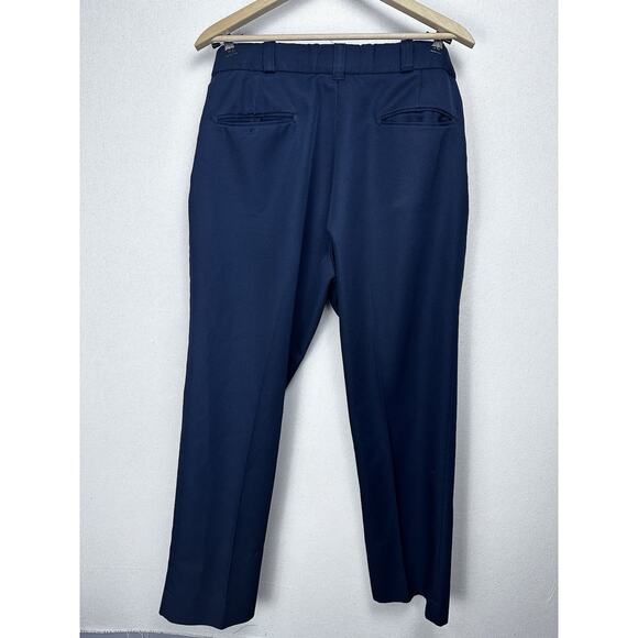 Flying Cross Mens Size 38R 31” Inseam Dark Blue Dress Pants Straight Leg - Picture 11 of 14